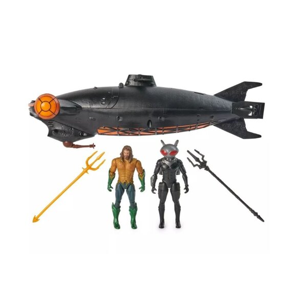 DC Comics Aquaman vs Black Manta Battle Action Figure Playset - Picture 6 of 11